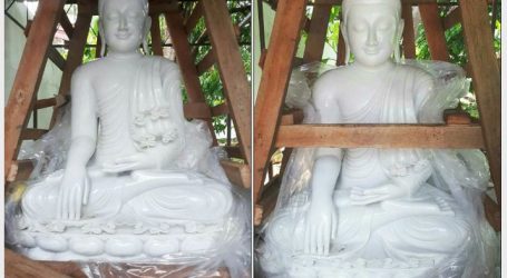 Marble Buddha Statue at Sri Sambuddha Jayanthi Viharaya